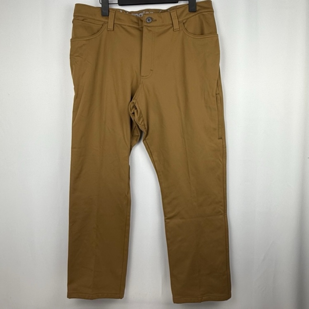 Wrangler ATG Lined Utility Cargo Flat Pants Khakis Straight Fit 38x30,
